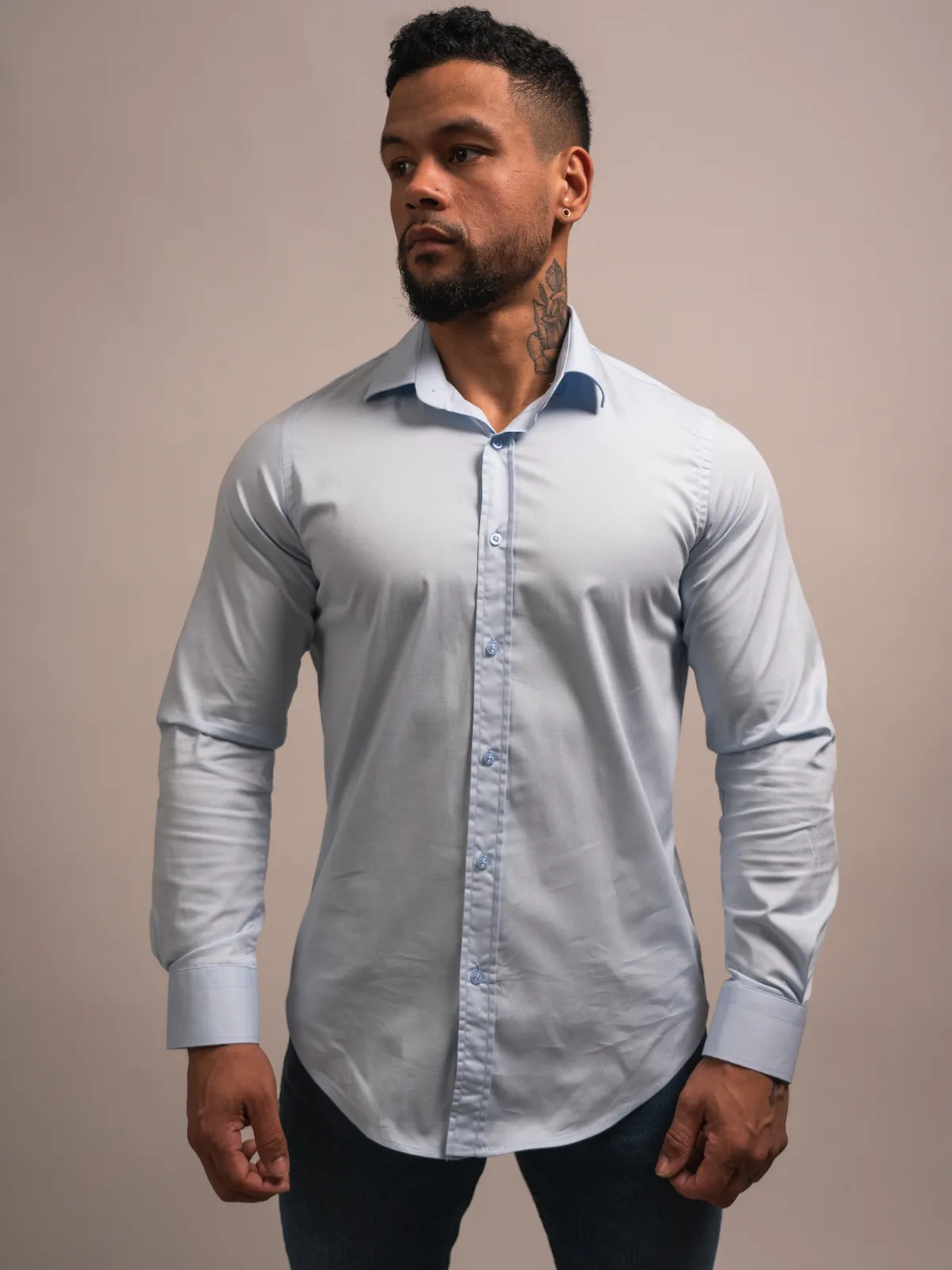 CHEMISE SLIM COULEUR UNIE