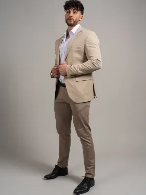 PANTALON SLIM COULEUR UNIE