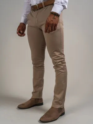 PANTALON SLIM COULEUR UNIE
