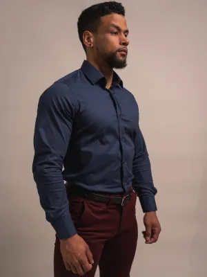 CHEMISE SLIM COULEUR UNIE