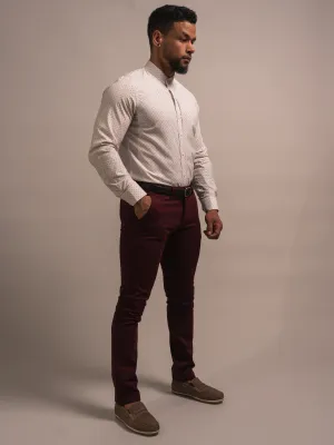CHEMISE À COL MAO