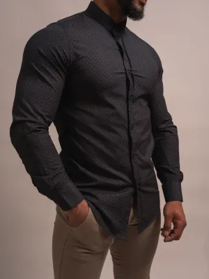 CHEMISE À COL MAO
