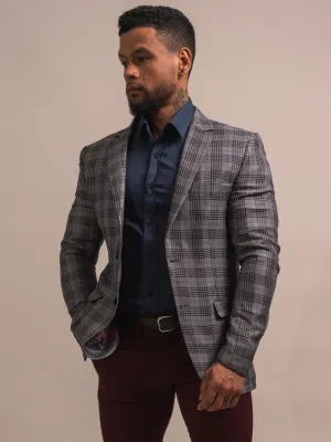 VESTE À CARREAUX SLIM+