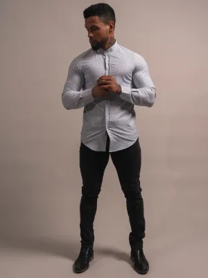 CHEMISE À COL MAO