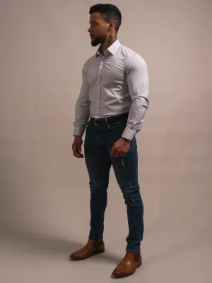 CHEMISE À COL HAMPTON