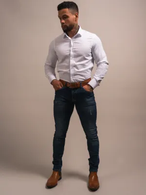 CHEMISE SLIM COULEUR UNIE