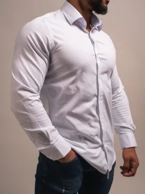 CHEMISE SLIM COULEUR UNIE
