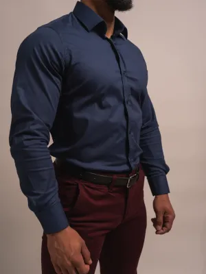 CHEMISE SLIM COULEUR UNIE