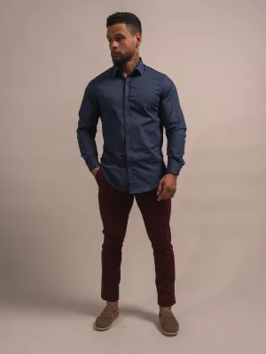 CHEMISE SLIM COULEUR UNIE