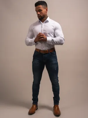 CHEMISE SLIM COULEUR UNIE