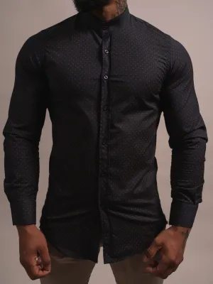 CHEMISE À COL MAO