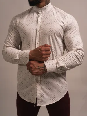 CHEMISE À COL MAO