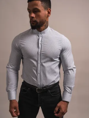 CHEMISE À COL MAO