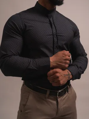 CHEMISE À COL MAO