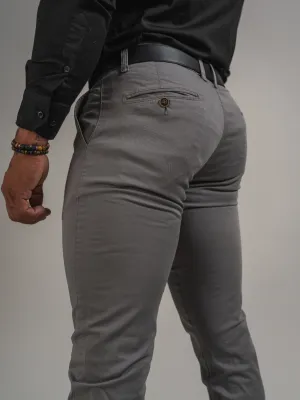 PANTALON SLIM COULEUR UNIE