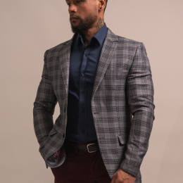Produit VESTE À CARREAUX SLIM+ Image