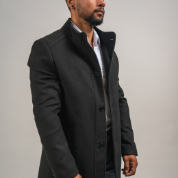 Produit MANTEAU EN LAINE NOIR Image