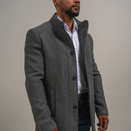 Produit MANTEAU EN LAINE GRIS Image